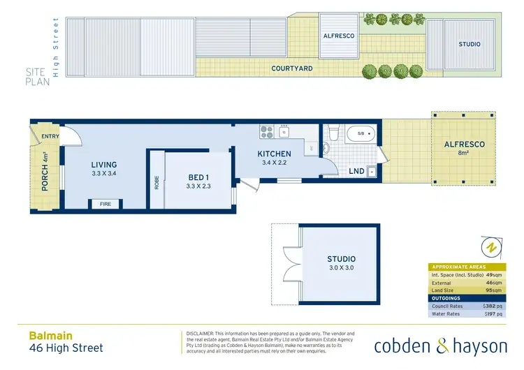Floorplan of Homely house listing, 46 High Street, Balmain NSW 2041