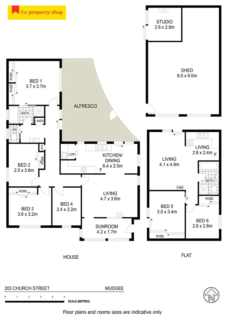 Floorplan of Homely house listing, 203 Church Street, Mudgee NSW 2850