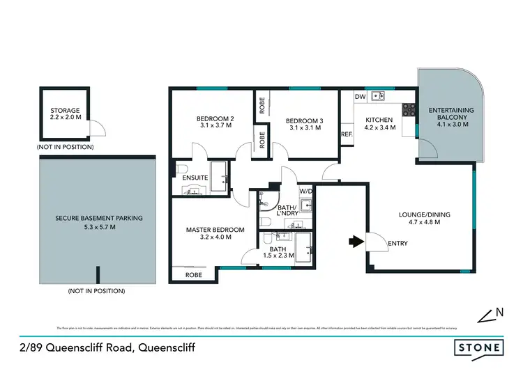 Floorplan of Homely apartment listing, 2/89 Queenscliff Road, Queenscliff NSW 2096