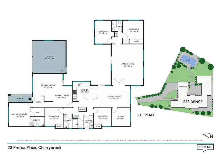 Floorplan of Homely house listing, 23 Protea Place, Cherrybrook NSW 2126