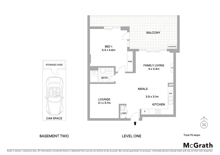 Floorplan of Homely apartment listing, 102/2 Bellcast Road, Rouse Hill NSW 2155