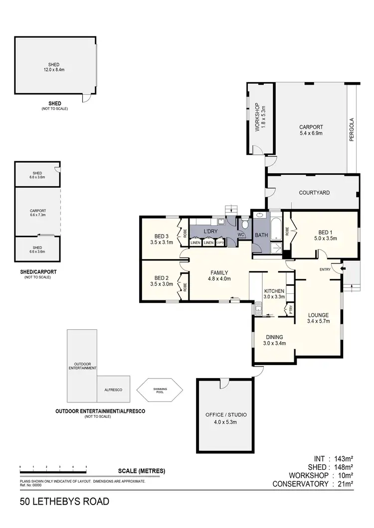 Floorplan of Homely house listing, 50 Lethebys Road, Sailors Gully VIC 3556
