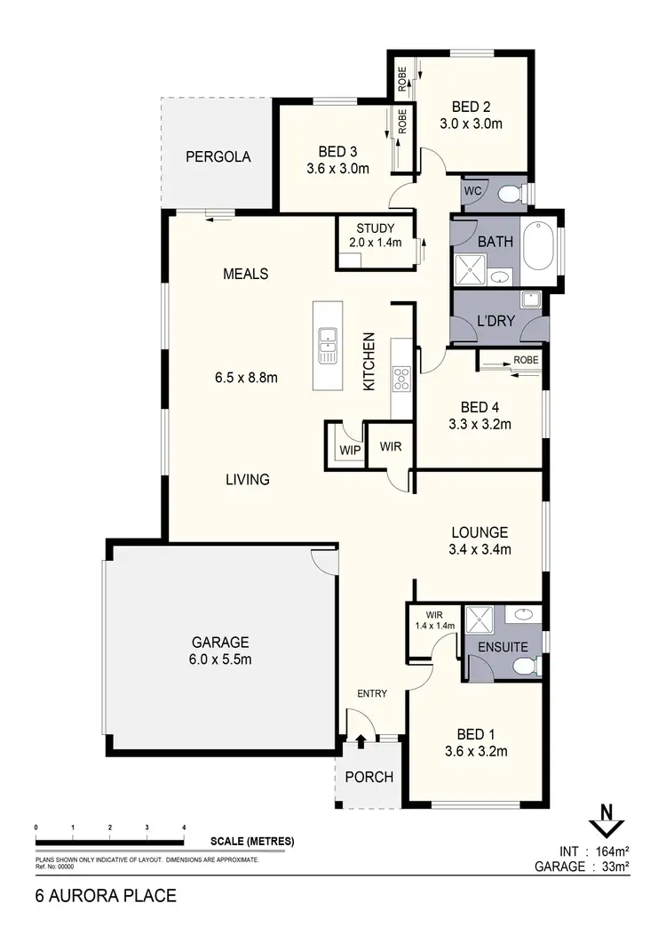 Floorplan of Homely house listing, 6 Aurora Place, Epsom VIC 3551