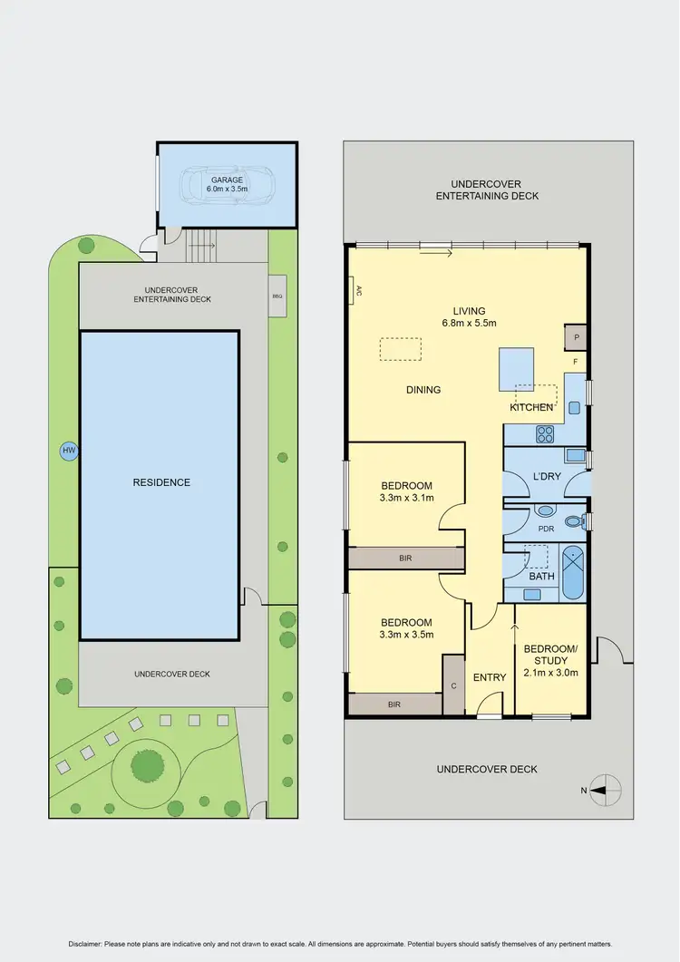 Floorplan of Homely unit listing, 6 Glenside Street, Avondale Heights VIC 3034