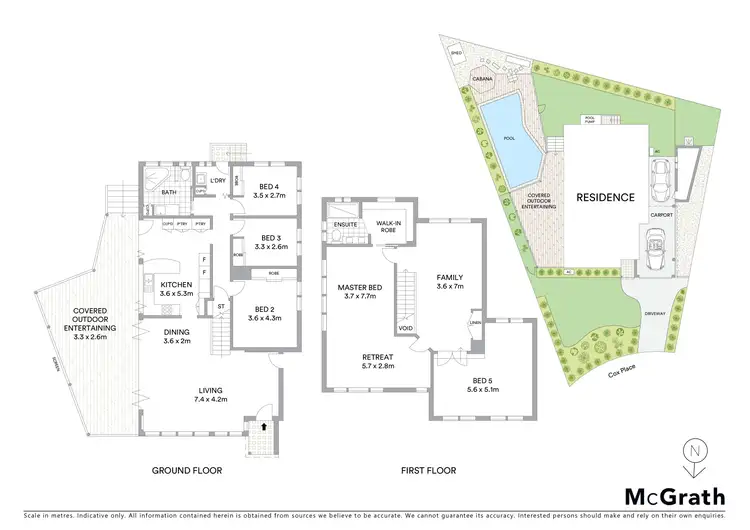 Floorplan of Homely house listing, 10 Cox Place, Gymea NSW 2227