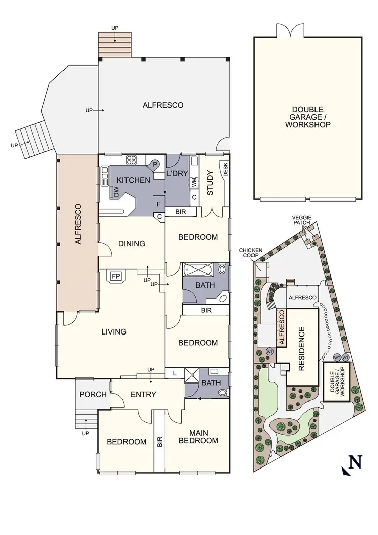 Floorplan of Homely house listing, 10 Everard Street, Diamond Creek VIC 3089