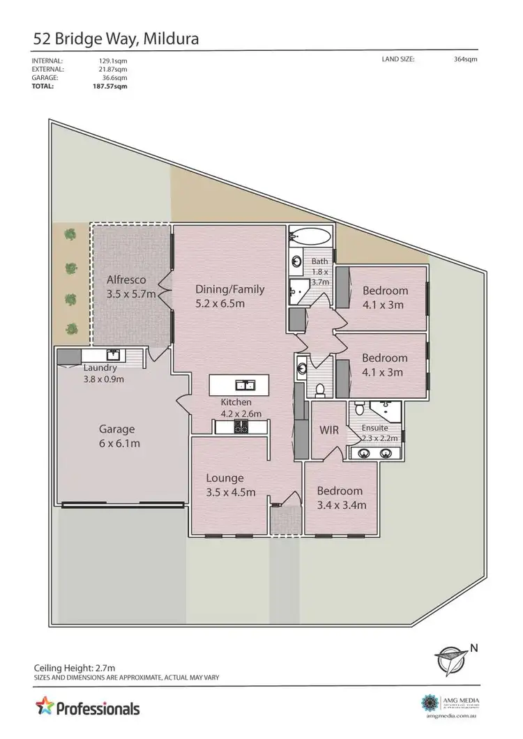 Floorplan of Homely house listing, 52 Bridge Way, Mildura VIC 3500