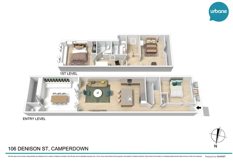 Floorplan of Homely house listing, 106 Denison Street, Camperdown NSW 2050