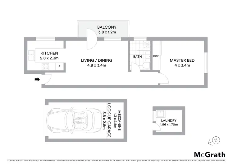 Floorplan of Homely apartment listing, 11/77 Pacific Parade, Dee Why NSW 2099