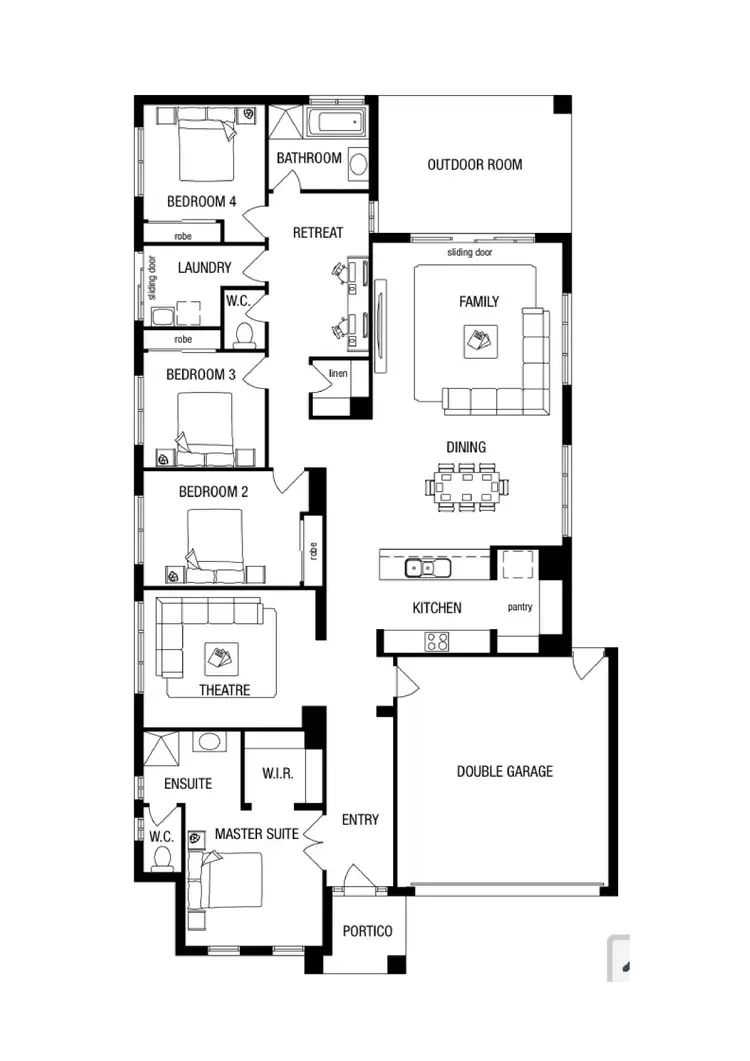 Floorplan of Homely house listing, 19 Timbarra Drive, Werribee VIC 3030