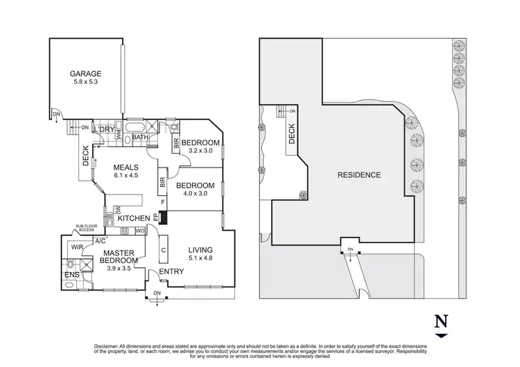 Floorplan of Homely unit listing, 1/40 Kerr Street, Blackburn VIC 3130