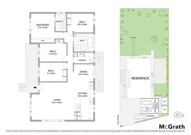 Floorplan of Homely house listing, 7 Nicholls Place, Higgins ACT 2615