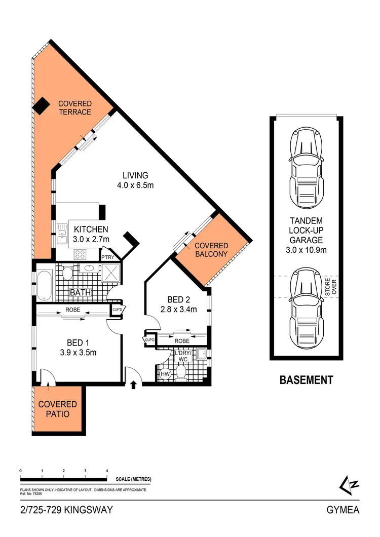 Floorplan of Homely unit listing, 2/725-729 Kingsway, Gymea NSW 2227