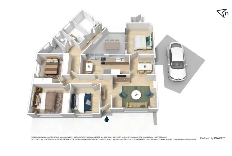 Floorplan of Homely house listing, 6 Columbia Road, Lalor VIC 3075