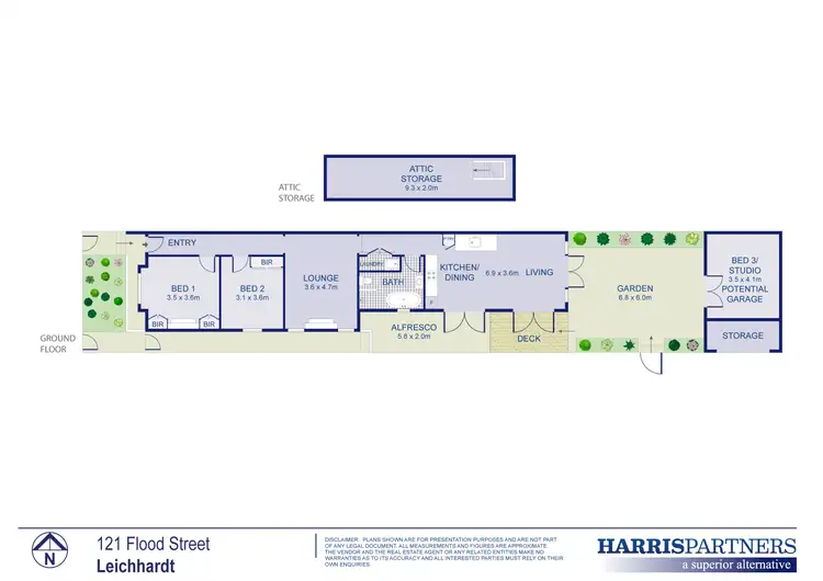 Floorplan of Homely house listing, 121 Flood Street, Leichhardt NSW 2040