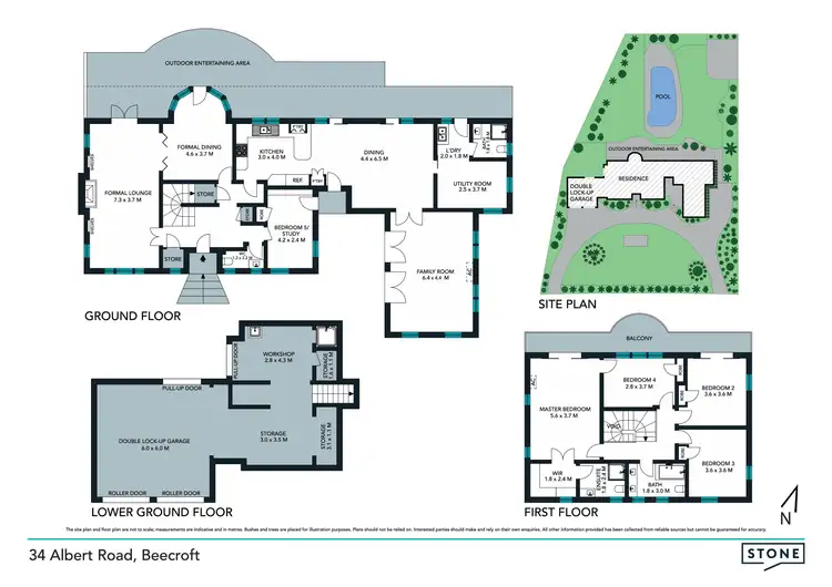 Floorplan of Homely house listing, 34 Albert Road, Beecroft NSW 2119