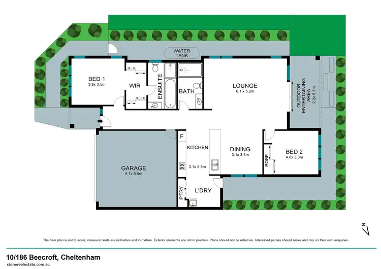 Floorplan of Homely villa listing, 10/186 Beecroft Road, Cheltenham NSW 2119