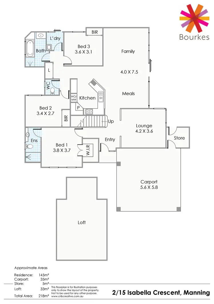 Floorplan of Homely house listing, 15A Isabella Crescent, Manning WA 6152