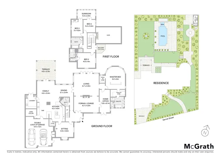 Floorplan of Homely house listing, 12 Garnet Street, Killara NSW 2071