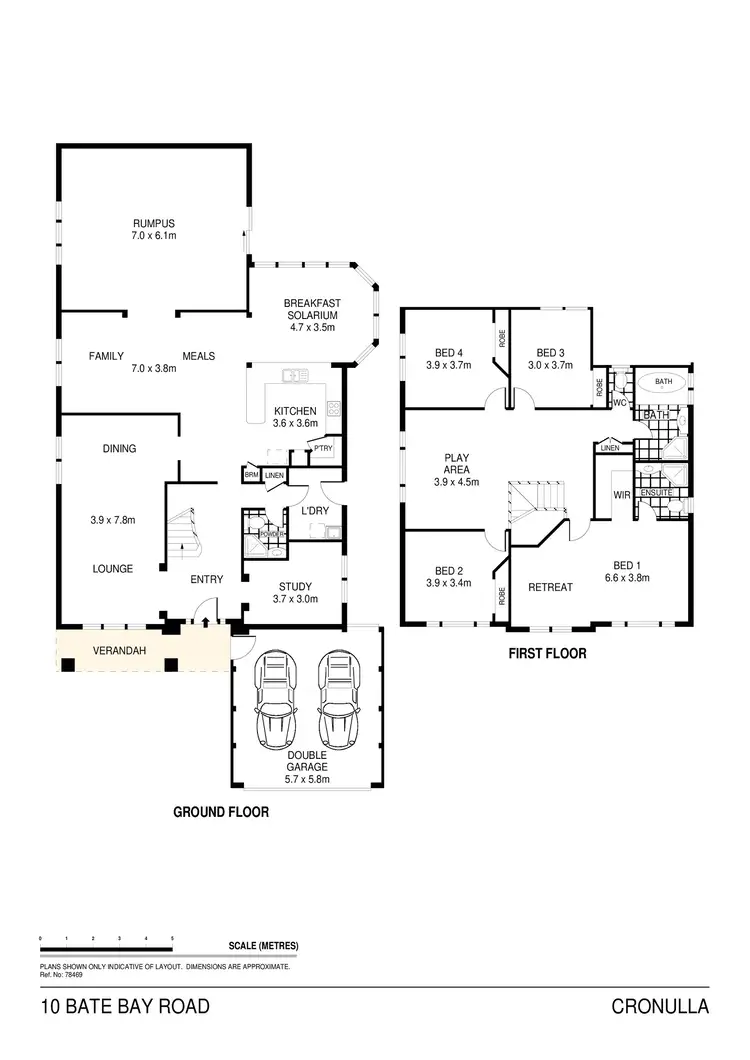 Floorplan of Homely house listing, 10 Bate Bay Road, Cronulla NSW 2230