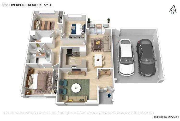 Floorplan of Homely unit listing, 3/85 Liverpool Road, Kilsyth VIC 3137