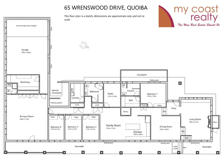 Floorplan of Homely house listing, 65 Wrenswood Drive, Quoiba TAS 7310