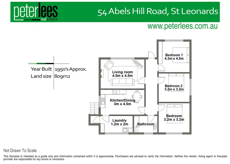 Floorplan of Homely house listing, 54 Abels Hill Road, St Leonards TAS 7250