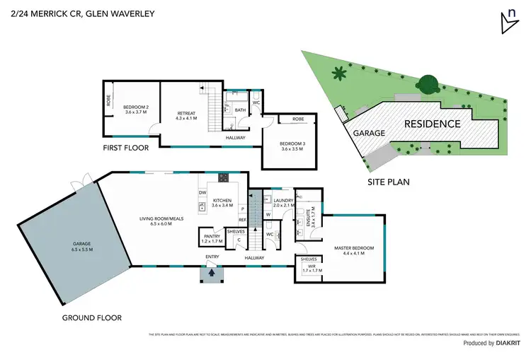 Floorplan of Homely townhouse listing, 2/24 Merrick Crescent, Glen Waverley VIC 3150