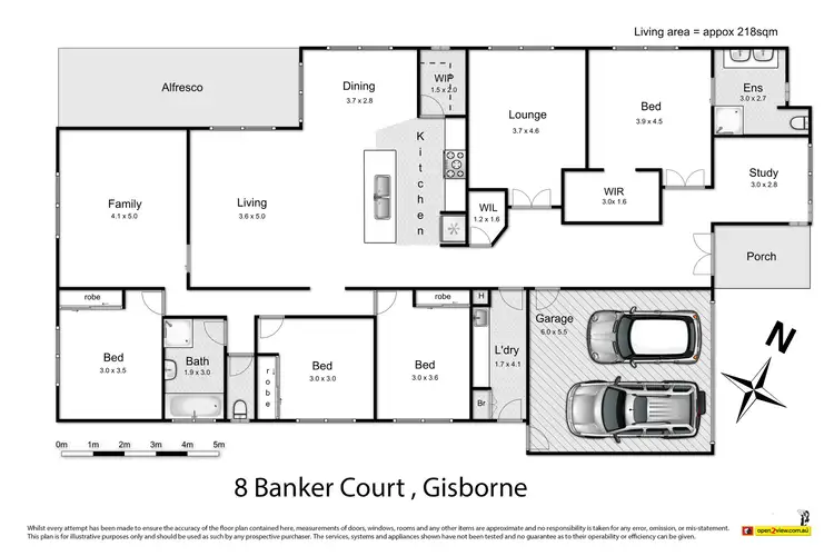 Floorplan of Homely house listing, 8 Banker Court, Gisborne VIC 3437