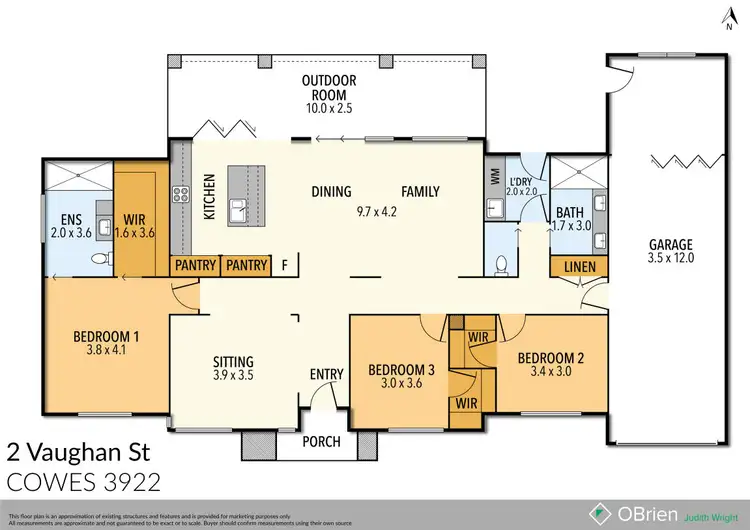 Floorplan of Homely house listing, 2 Vaughan Street, Cowes VIC 3922