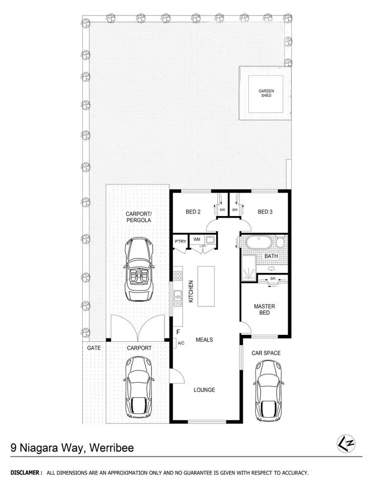 Floorplan of Homely house listing, 9 Niagara Way, Werribee VIC 3030