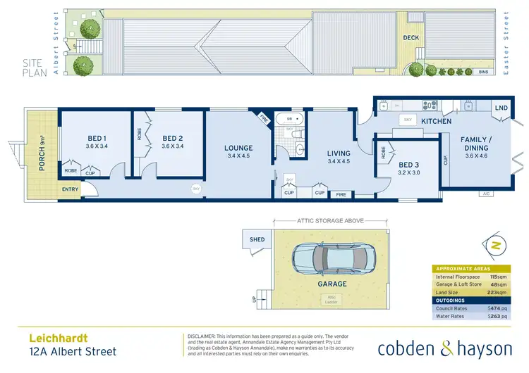 Floorplan of Homely house listing, 12a Albert Street, Leichhardt NSW 2040