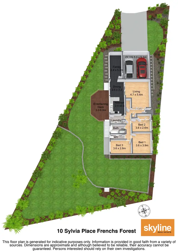 Floorplan of Homely house listing, 10 Sylvia Place, Frenchs Forest NSW 2086