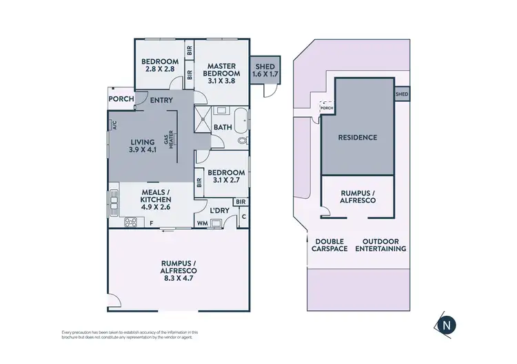 Floorplan of Homely house listing, 4 Woodlands Place, Lalor VIC 3075