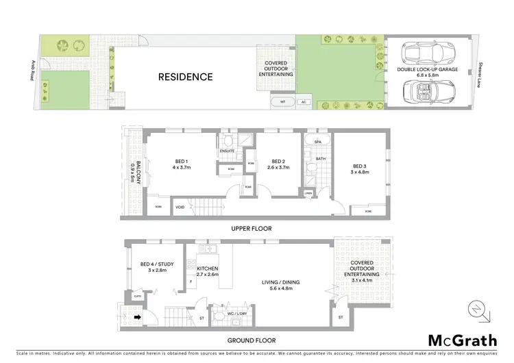 Floorplan of Homely semi-detached listing, 144A Arab Road, Padstow NSW 2211
