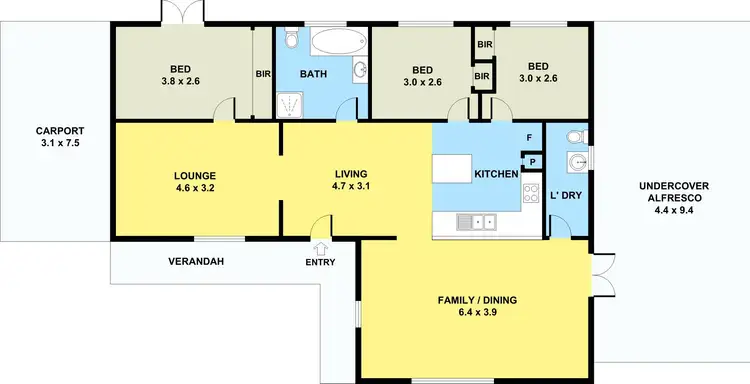 Floorplan of Homely house listing, 12A Somerville Crescent, Somerville VIC 3912