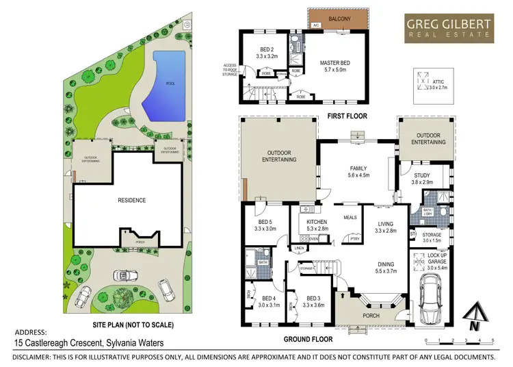 Floorplan of Homely house listing, 15 Castlereagh Crescent, Sylvania Waters NSW 2224
