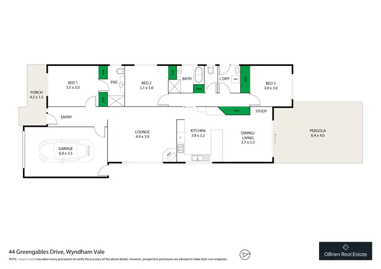 Floorplan of Homely house listing, 44 Greengables Drive, Wyndham Vale VIC 3024