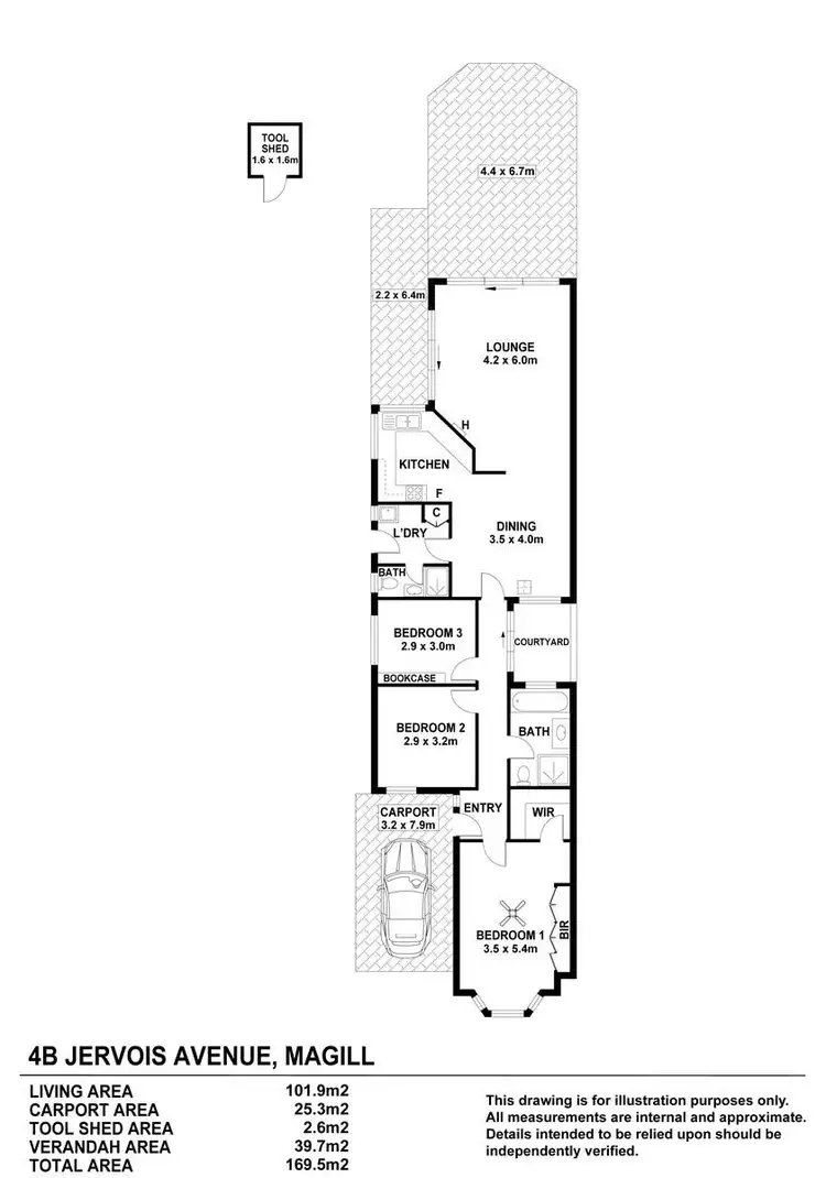 Floorplan of Homely house listing, 4B Jervois Avenue, Magill SA 5072