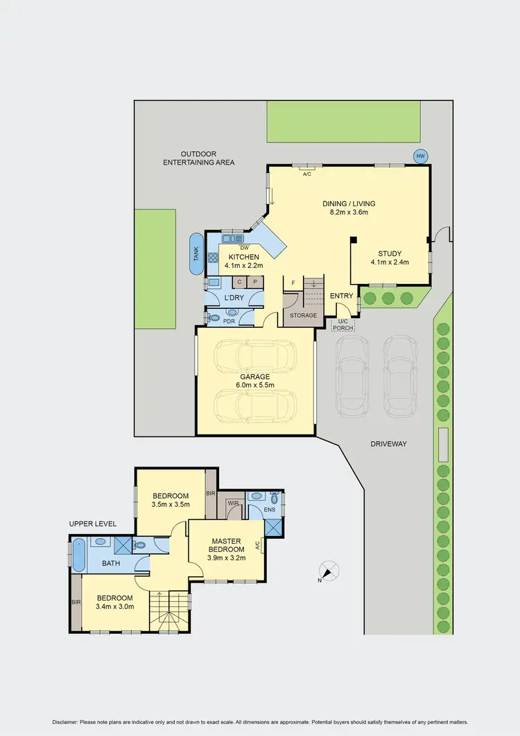 Floorplan of Homely townhouse listing, 2/1 Daimler Avenue, Keilor Downs VIC 3038