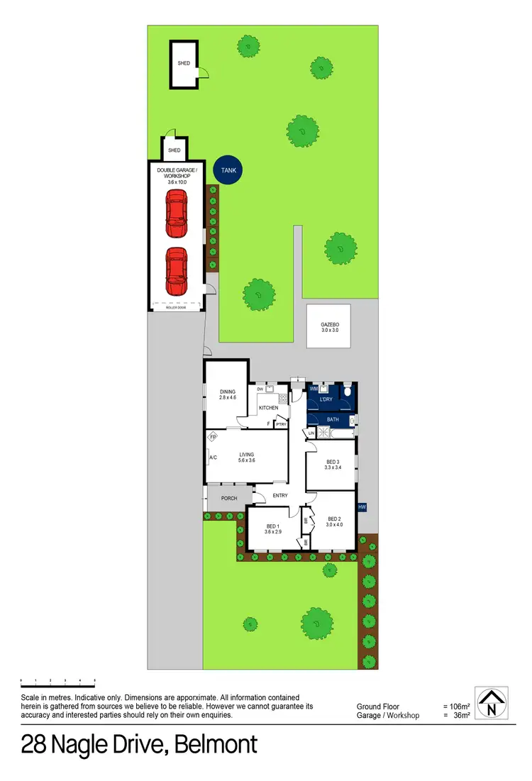 Floorplan of Homely house listing, 28 Nagle Drive, Belmont VIC 3216