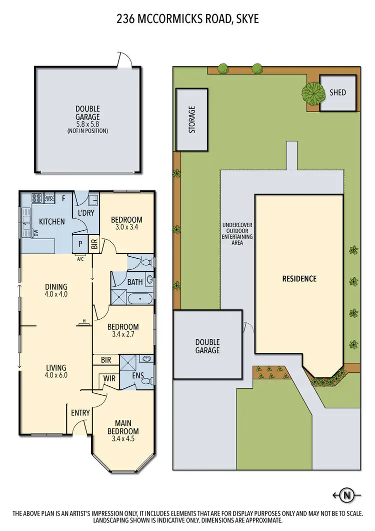 Floorplan of Homely house listing, 236 Mccormicks Road, Skye VIC 3977