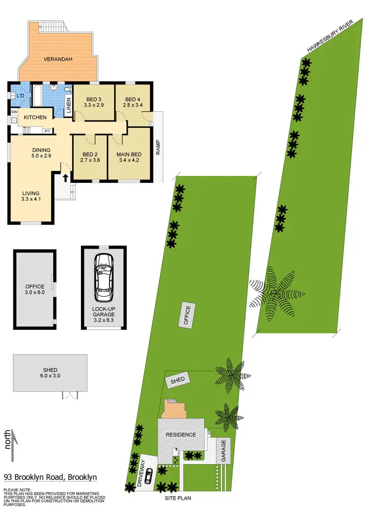 Floorplan of Homely house listing, 93 Brooklyn Road, Brooklyn NSW 2083