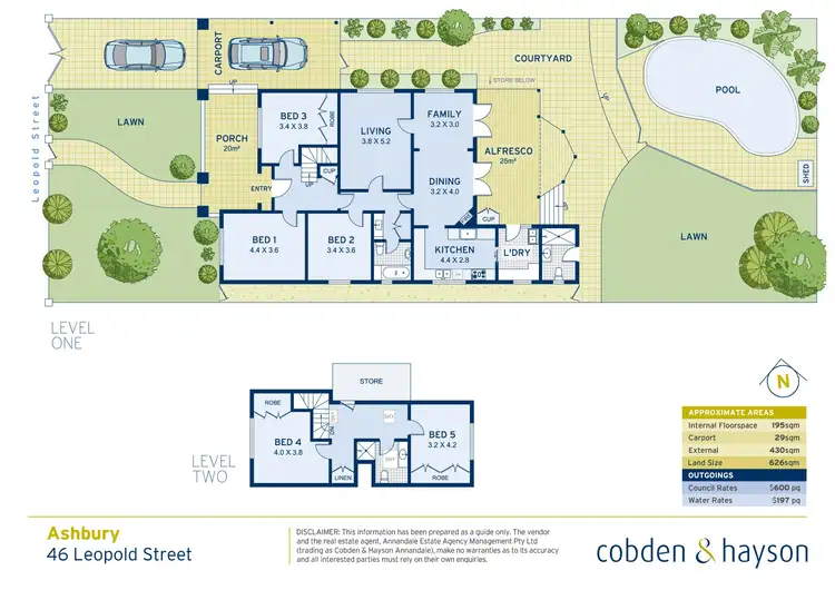 Floorplan of Homely house listing, 46 Leopold Street, Ashbury NSW 2193