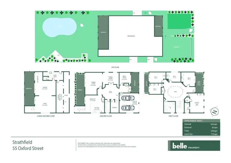 Floorplan of Homely house listing, 55 Oxford Road, Strathfield NSW 2135