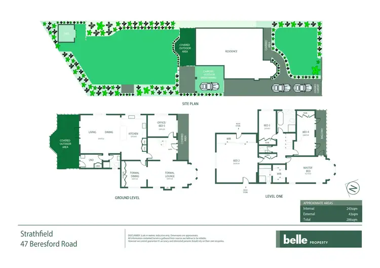 Floorplan of Homely house listing, 47 Beresford Road, Strathfield NSW 2135