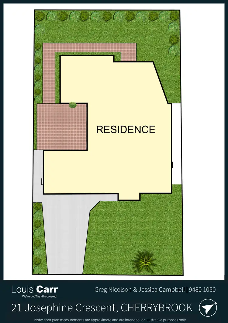 Floorplan of Homely house listing, 21 Josephine Crescent, Cherrybrook NSW 2126