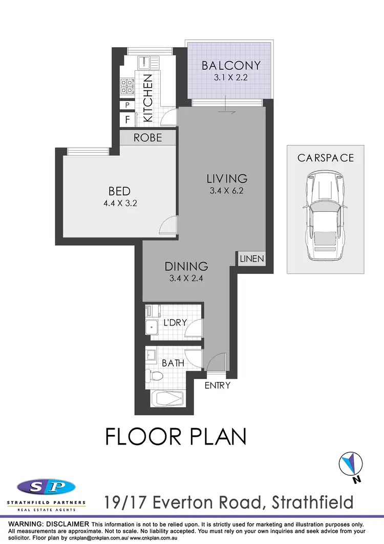 Floorplan of Homely unit listing, 19/17. Everton Road, Strathfield NSW 2135