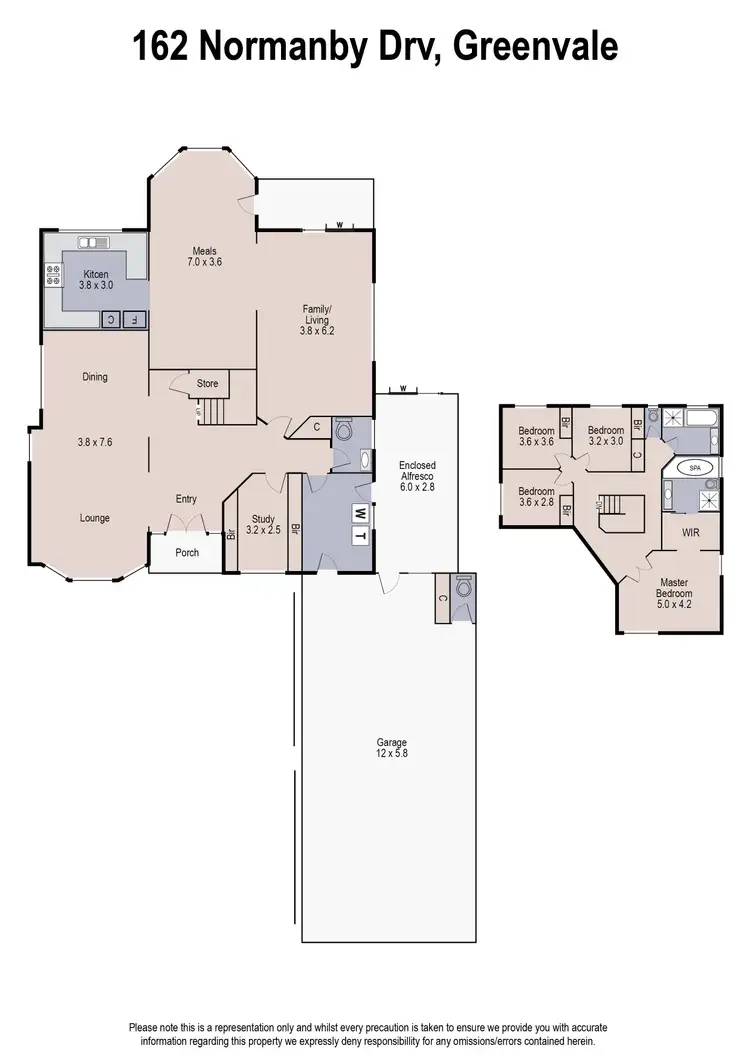Floorplan of Homely house listing, 162 Normanby Drive, Greenvale VIC 3059