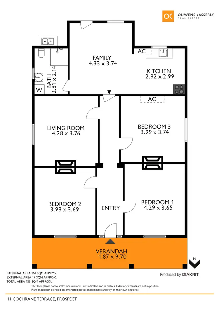 Floorplan of Homely house listing, 11 Cochrane Terrace, Prospect SA 5082